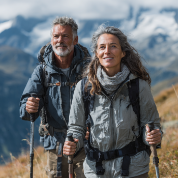 Щасливі клієнти після вправ на свіжому повітрі